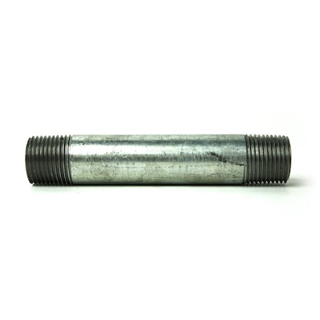 Thrifco Plumbing 3/8 Inch x 3-1/2 Inch Galvanized Steel Nipple 5219087